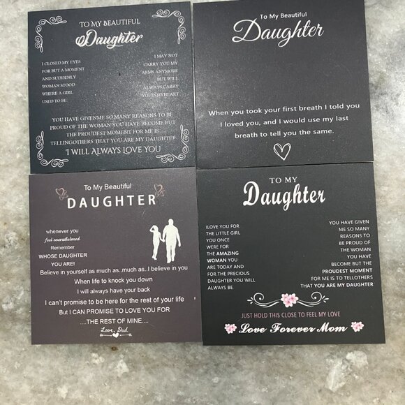 Trendy Silver Infinity Heart Pendant Necklace With Gift Cards - Picture 4 of 7